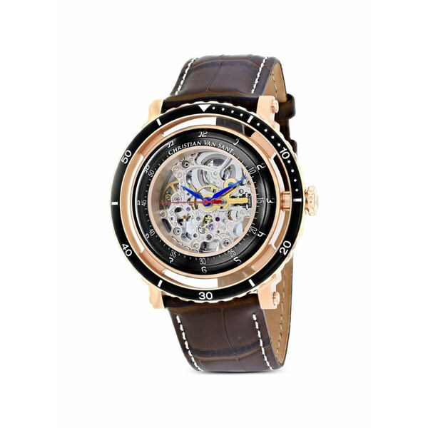 クリスチャンバンサント メンズ ウオッチ 添え物 Dome 45粍 watch Black