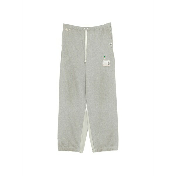 ミハラヤスヒロ メンズ 心地よいズボン下 ボトムス Layered-hem track pants Grey