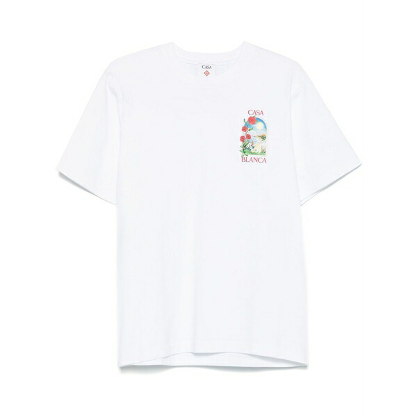 カサブランカ メンズ プルオーバー トップス La days t-shirt White