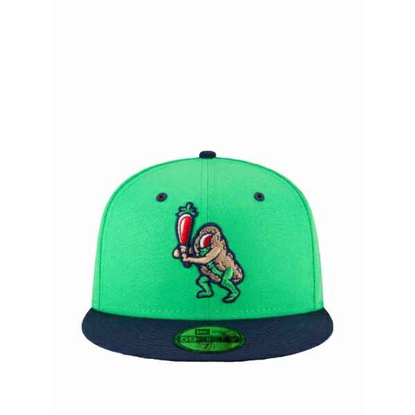 ニュー内鰓 メンズ 鳥打ち帽 付属物 59fifty san antonio missions theme night \u0027puffy taco\u0027 fitted cap Green