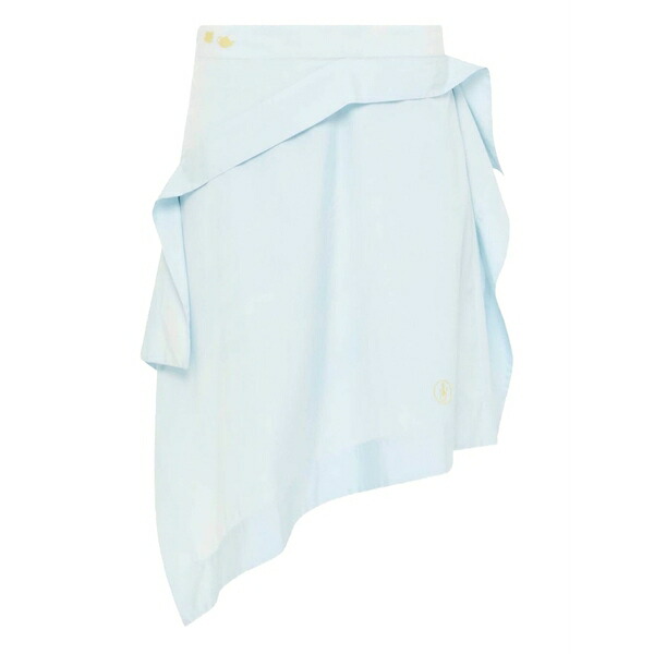 J.W.アンダーソン レディース スコート ボトムス Ruffled asymmetric skirt Blue