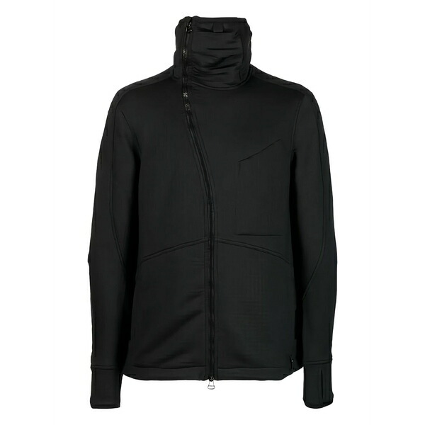 マハリシ メンズ 上衣＆上衣 アウター Asymmetric zip-fastening jacket Black