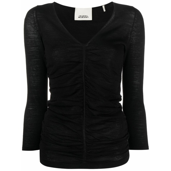 イザ呼びりん マラン レディース プルオーバー トップス Acara long-sleeve top Black
