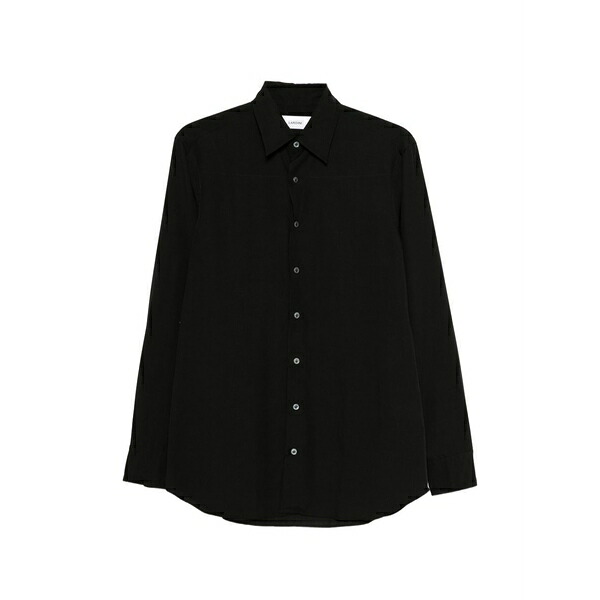ラルディーニ メンズ プルオーバー トップス Button-up shirt Black