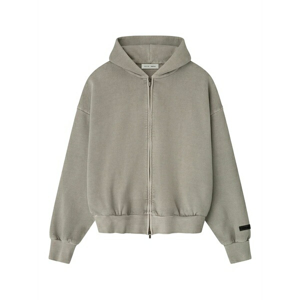 エフオージーエッセンシャルズ メンズ パーカー・スウェットシャツ アウター Classic embroidered hoodie Grey