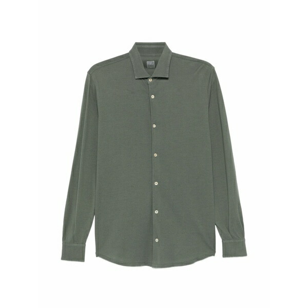 フェデーリ メンズ ティーシャツ トップス Long-sleeve shirt Green