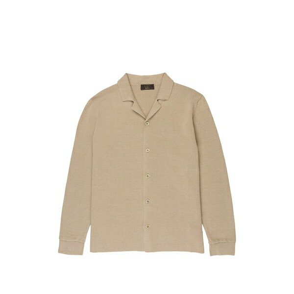 ザノーネ メンズ ジレー アウター V-neck cardigan Neutrals