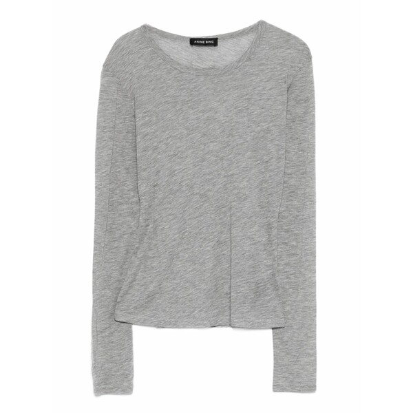 アニービン レディース Tシャツ トップス Sylvie long-sleeve t-shirt Grey｜asty 34,320円