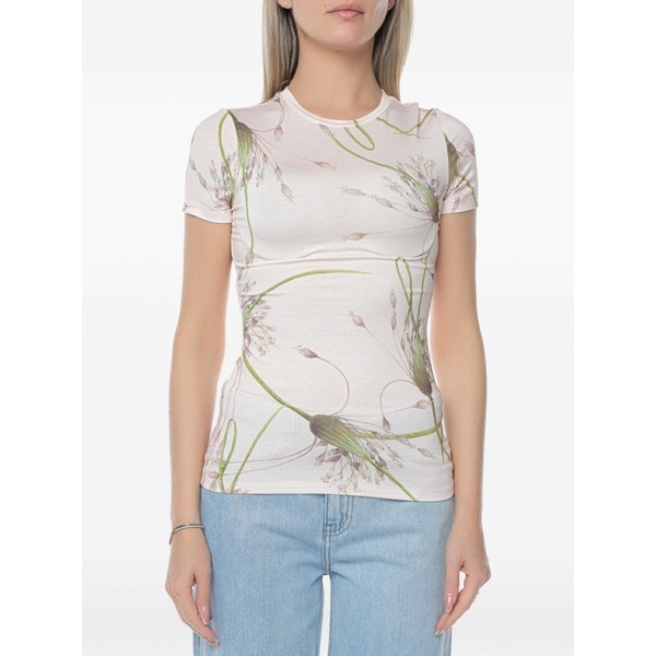 テッドベーカー レディース ティーシャツ トップス Floral-print t-shirt Pink