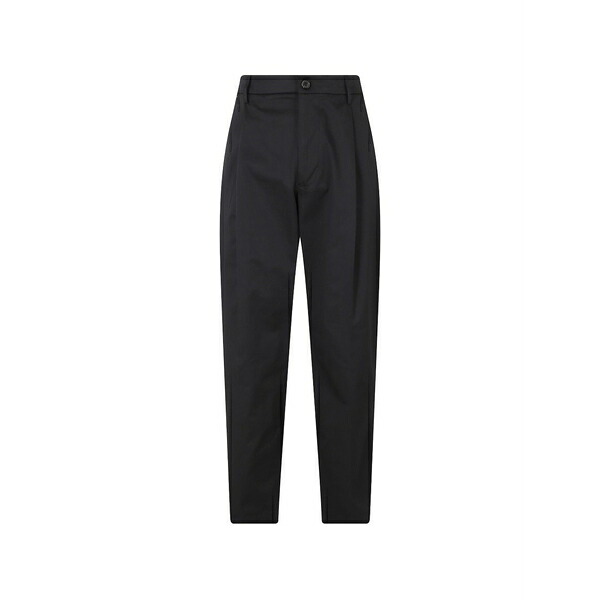 デパートメントファイブ メンズ 心地好いズボン下 ボトムス Pleated trousers Black