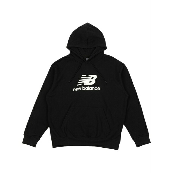 ニュー平衡にする メンズ パーカー・スウェットシャツ アウター Sports essentials \"grey\"" hoodie Black"