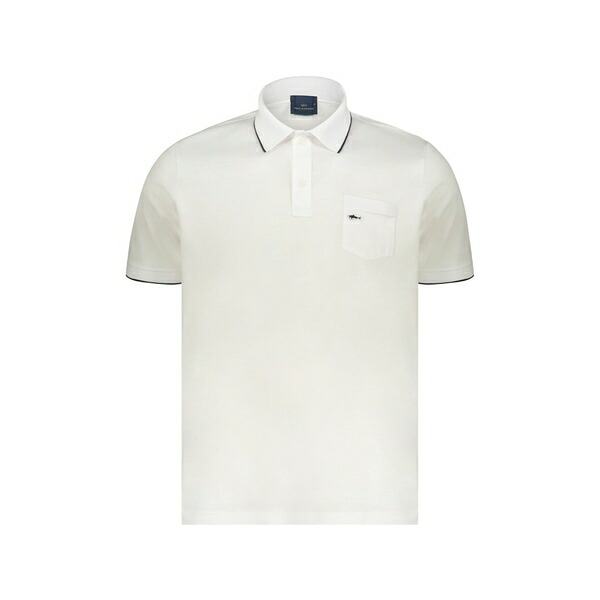 ポールアンドシャーク メンズ スポーツシャツ トップス Logo-embroidered polo shirt Neutrals