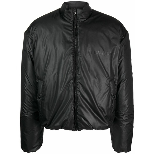 フォーティーフォー・レーベル・グループ メンズ 上衣＆上衣 アウター Logo-print bomber jacket Black