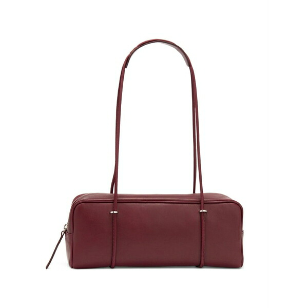 バイ毛皮 レディース ショルダーバッグ 御徒面子 Kimberly leather shoulder bag Red