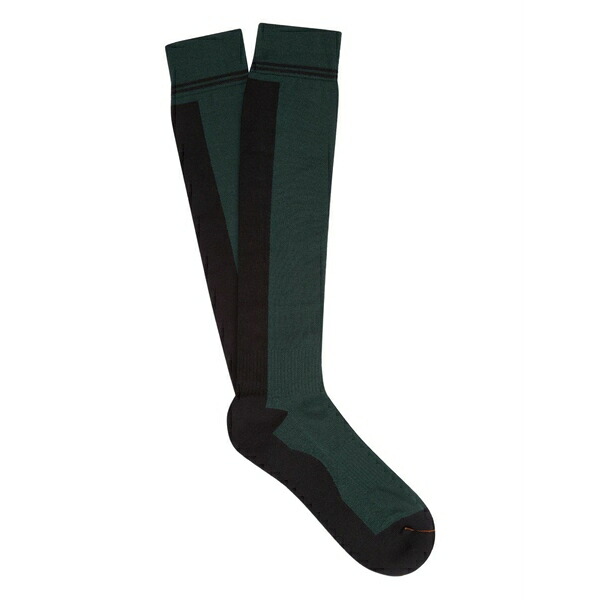ゼニア メンズ ソックス アンダー御召しもの Techmerino￠￠ socks Green