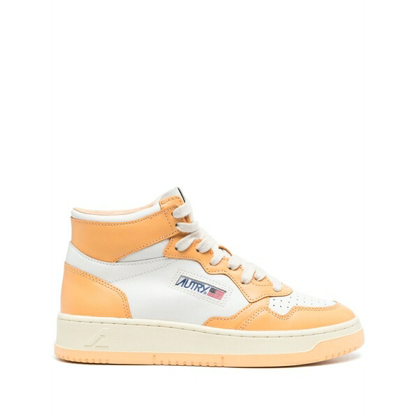 オートリー レディース スニーカー シューズ Medalist mid leather sneakers White