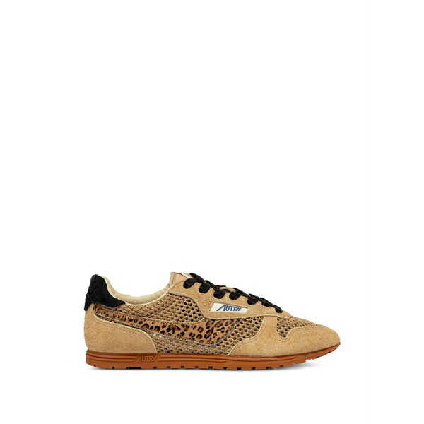 オートリー レディース スニーカー シューズ Windspin leopard sneakers Neutrals