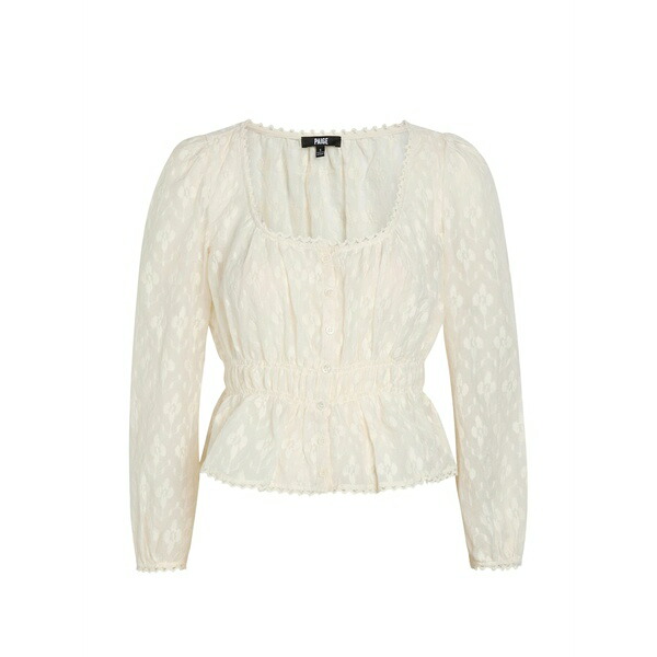 ページ レディース プルオーバー トップス Jay floral-jacquard blouse Neutrals