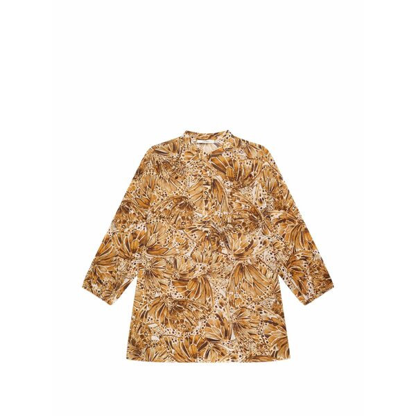 マリパルミ レディース プルオーバー トップス Sweet butterfly-print shirt Brown