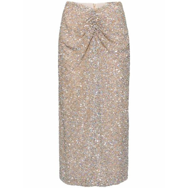 コスタレ天使の都市 レディース スコート ボトムス Sequinned skirt Gold