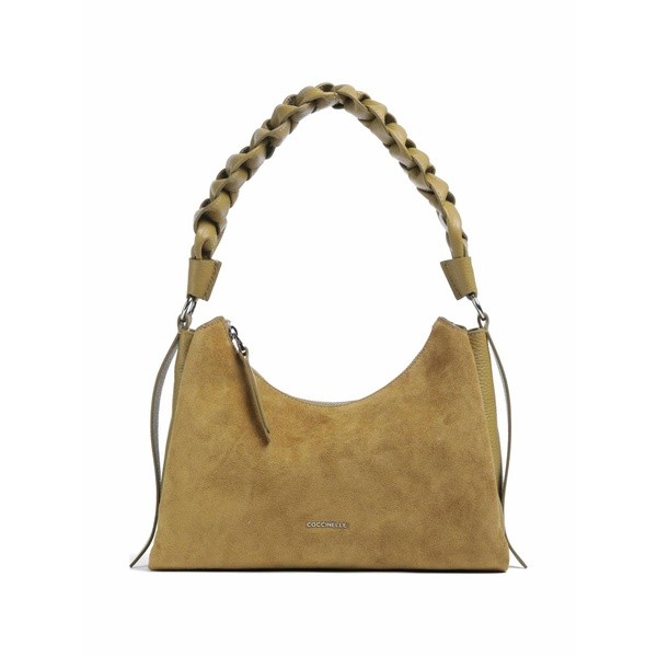 コチネレ レディース ショルダーバッグ 御徒面子 Braided-handle shoulder bag Neutrals