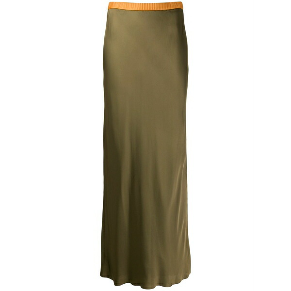 ヘルムート 言葉づかい レディース スコート ボトムス Satin skirt Brown