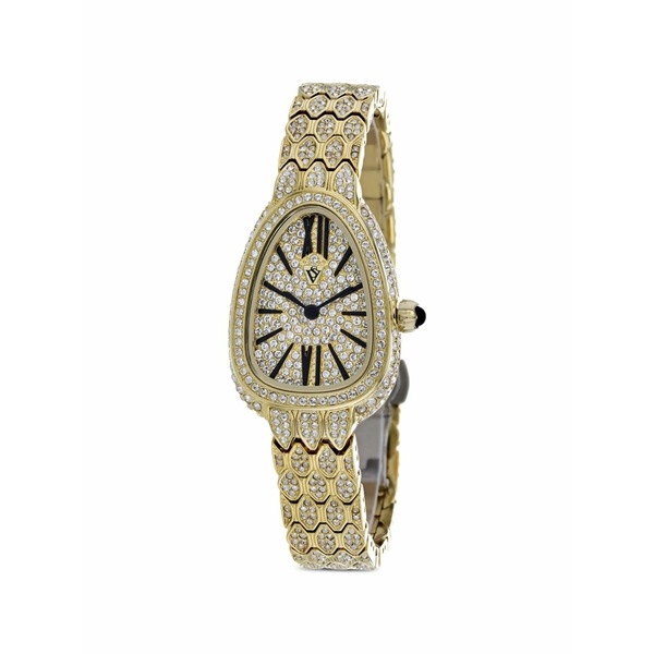 クリスチャンバンサント レディース ウオッチ 付属物 Bella crystal-embellished 25粍 watch Gold