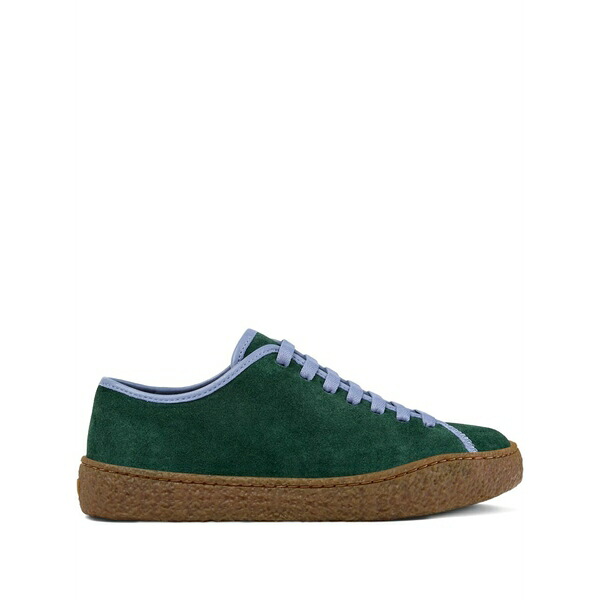 カンペール レディース スニーカー シューズ Peu terreno suede lace-up sneakers Green