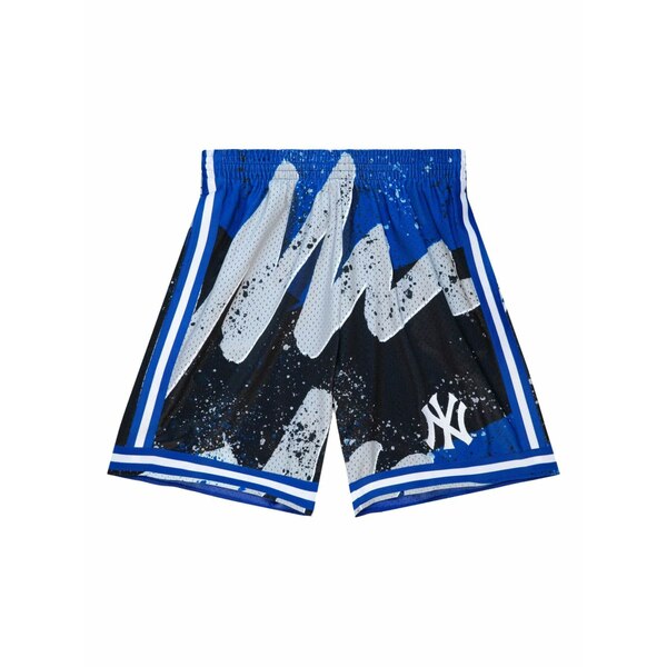 ミッチェル\u0026ネス メンズ 心地好いズボン下 ボトムス X mlb ny yankees hyper hoops shorts Black
