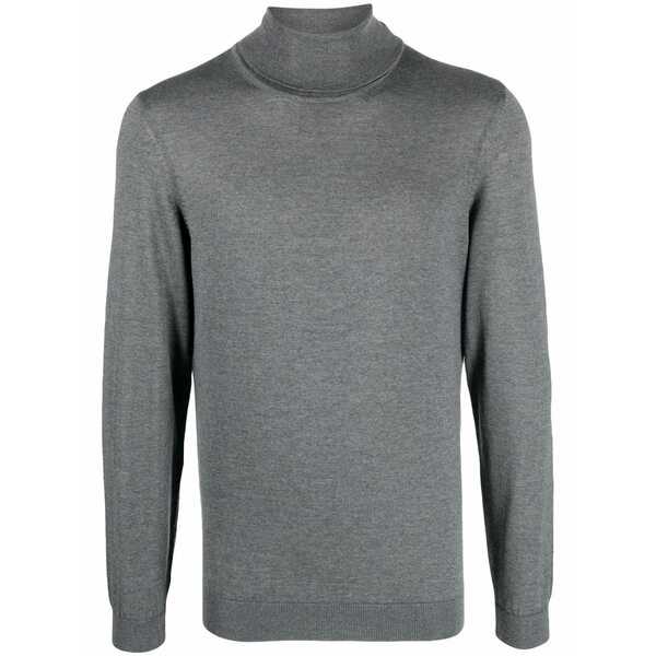 主任者 メンズ パーカー・スウェットシャツ アウター Roll neck wool sweatshirt Grey