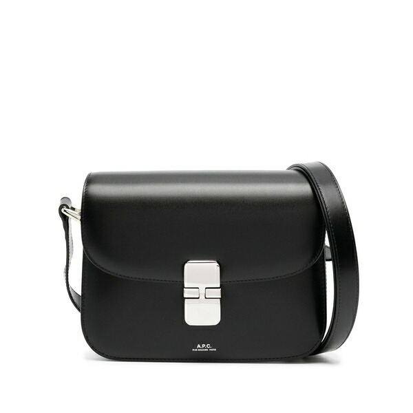 アーペーセー レディース ショルダーバッグ 御徒面子 Small grace leather bag Black