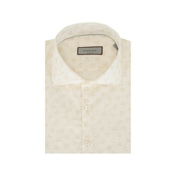 カナーリ メンズ プルオーバー トップス Botanical print floral shirt Neutrals