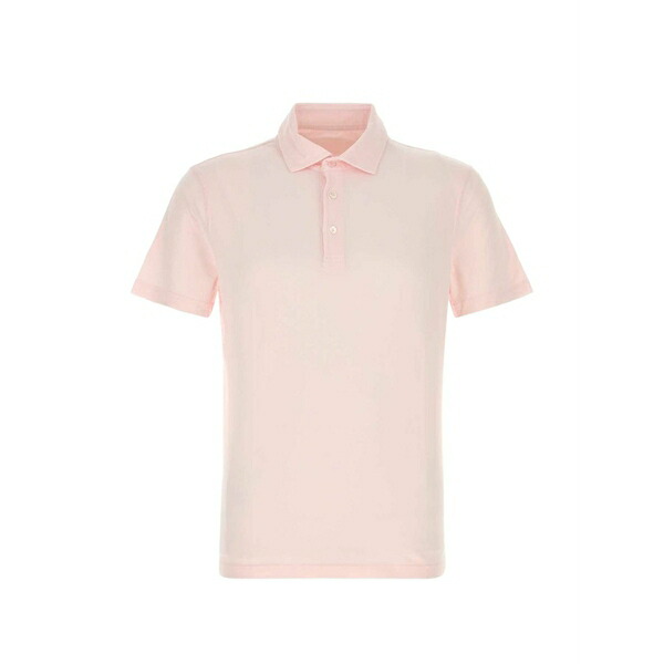 フェデーリ メンズ スポーツシャツ トップス Stretch polo shirt Pink