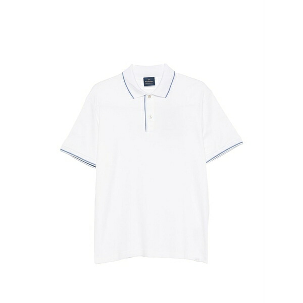 ポールアンドシャーク メンズ スポーツシャツ トップス Contrast-trim polo shirt White
