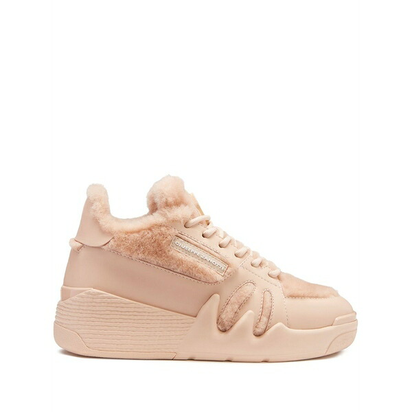 ジュゼッペザノッティ レディース スニーカー シューズ Talon shearling-lined sneakers Pink