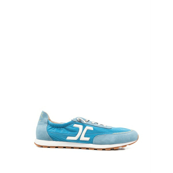 キャンディス クーパー レディース スニーカー シューズ Logo-patch panelled sneakers Blue