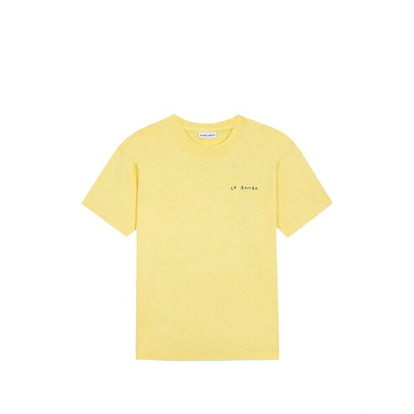 メゾンラビッシュ メンズ プルオーバー トップス La bamba crew-neck t-shirt Yellow