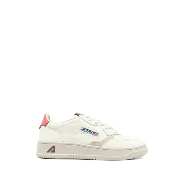 オートリー レディース スニーカー シューズ Medalist panelled leather sneakers Neutrals
