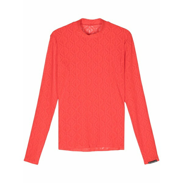 米国海兵隊員 独居室 レディース プルオーバー トップス Moon diamond t-shirt Red