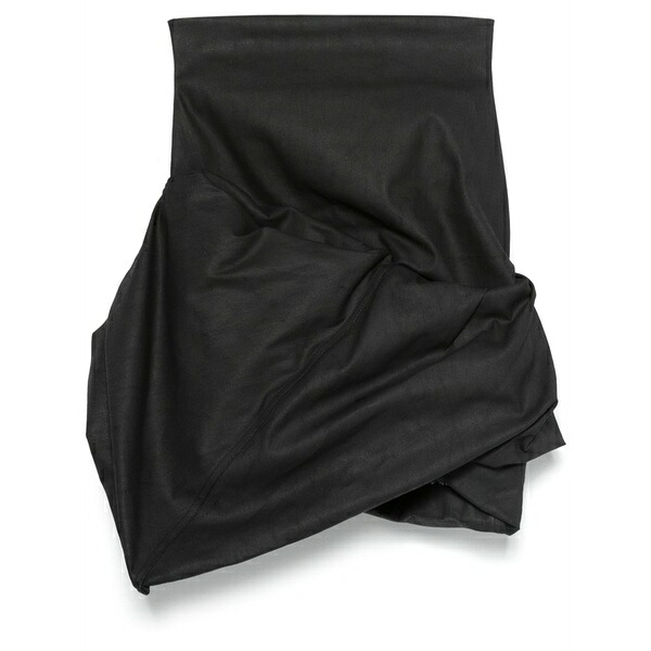 リックオウエンス レディース スコート ボトムス Draped mini skirt Black