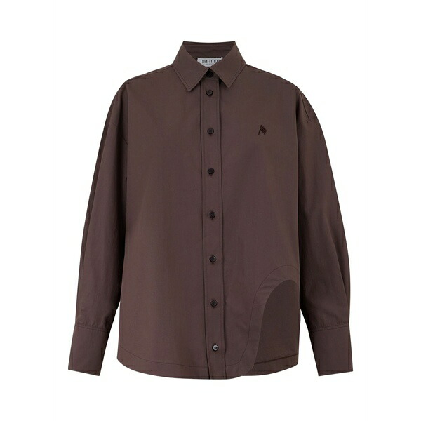 ジ アティコ レディース プルオーバー トップス Cotton shirt Brown