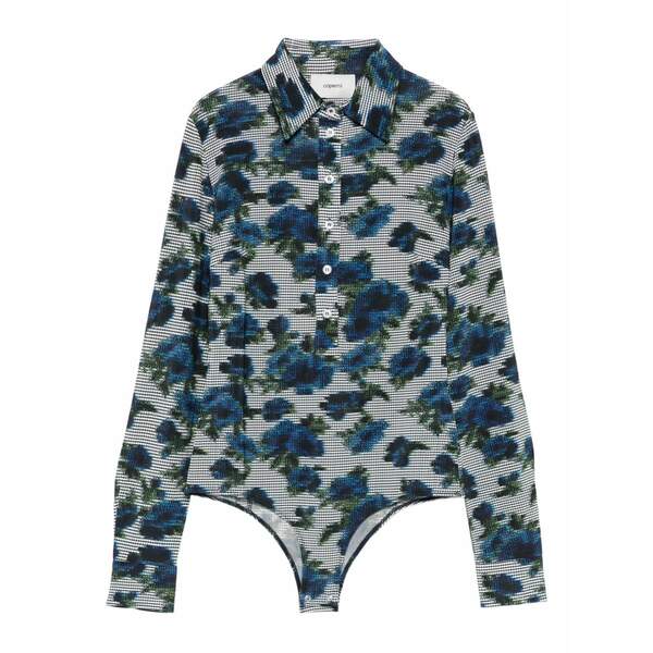 コペルニ レディース プルオーバー トップス Ascii bodysuit Blue