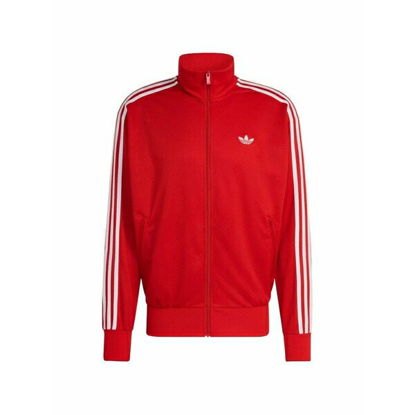 アディダス レディース 上衣＆上衣 アウター Firebird track jacket Red