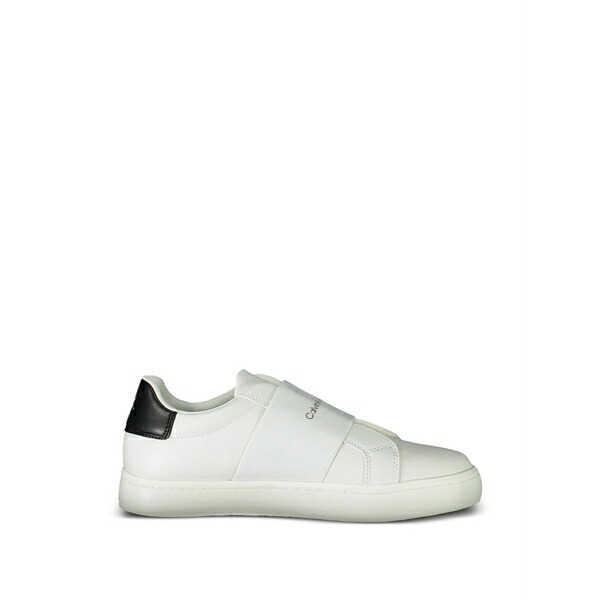 カルバンクライン レディース スニーカー シューズ Logo-strap sneakers White