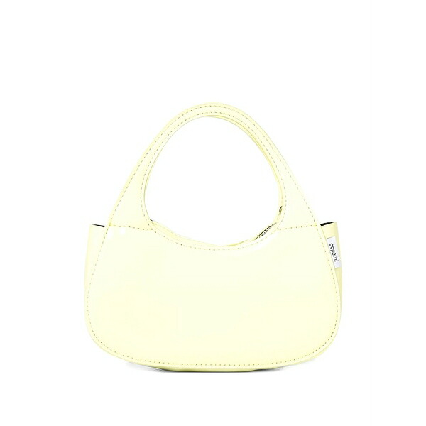 コペルニ レディース トートバッグ 御徒面子 Logo-label tote bag Yellow