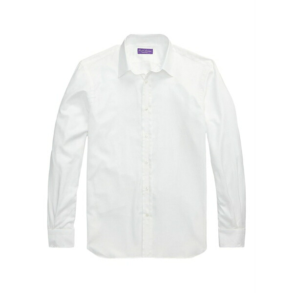ラルフ・ローレン パープルレーベル メンズ プルオーバー トップス Long-sleeve cotton shirt White