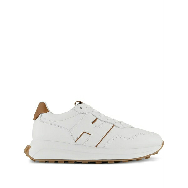 ホー火器 レディース スニーカー シューズ H641 lace-up leather sneakers White