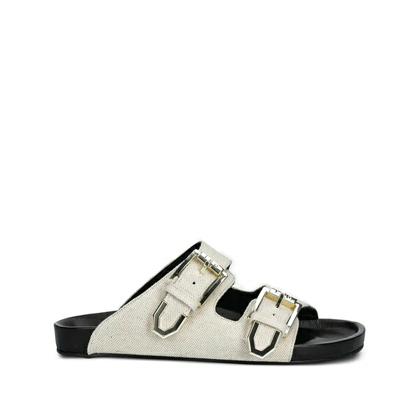 イロ レディース サンダル シューズ Billie double-buckle slides Neutrals