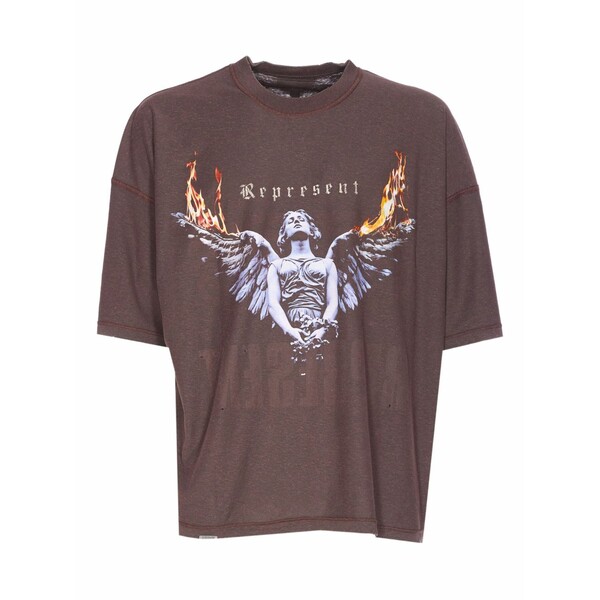 リプレゼント メンズ Tシャツ トップス Living legacy tour reversible t-shirt Black|asty