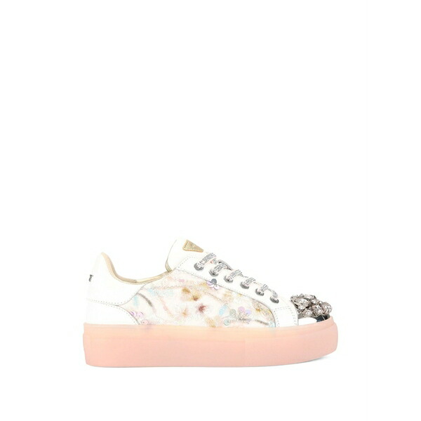 カートジェイガーロンドン レディース スニーカー シューズ Crystal-embellished sneakers White
